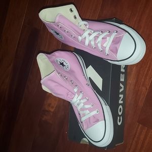 Converse All Star sneakers, Peony Pink. New never worn. Stored in original box.